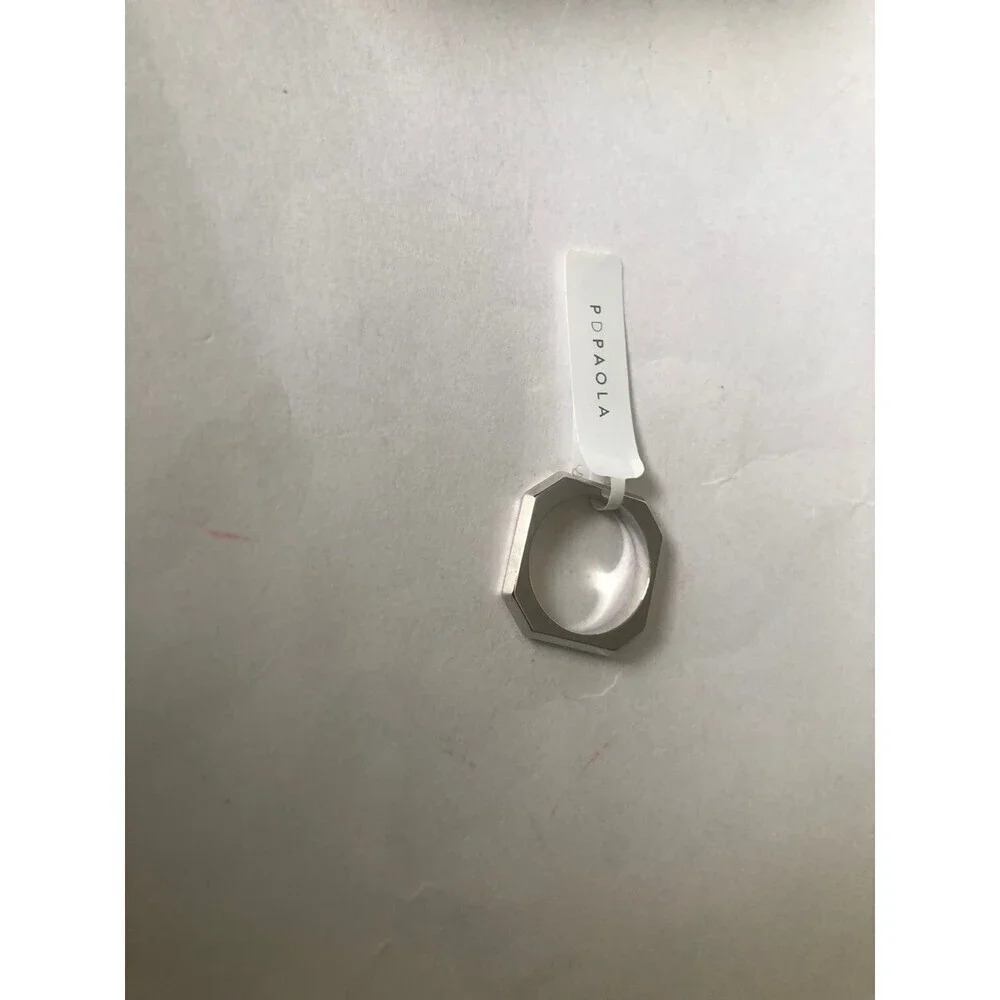 PDPaola Signature Link Silver Ring